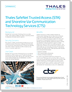 Thales SafeNet Trusted Access (STA) and Shoreline Var Communication Technology Services (CTS)