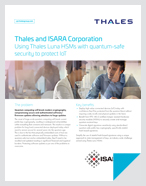 Thales and ISARA Corporation - Solution Brief